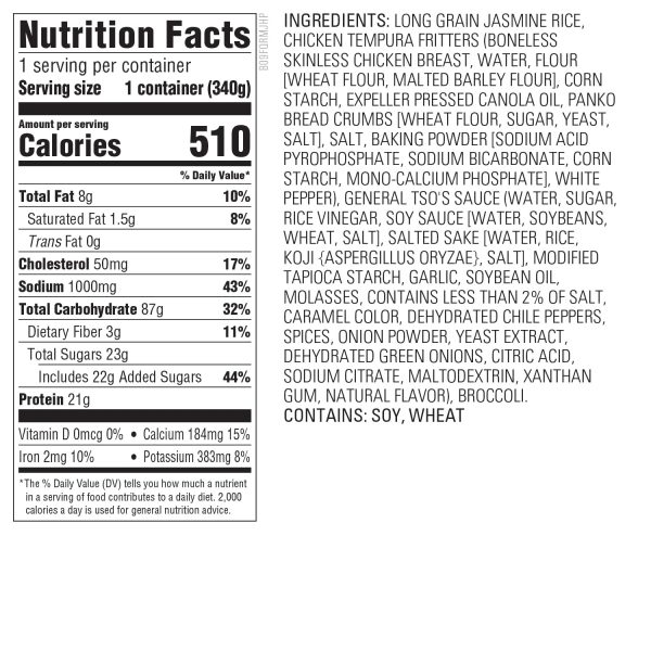 Whole Foods Market, Meal General Tso's Chicken, 12 Ounce
